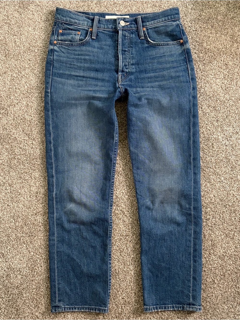 EUC! MOTHER Tomcat Jeans Size 27 Button Fly Stretch